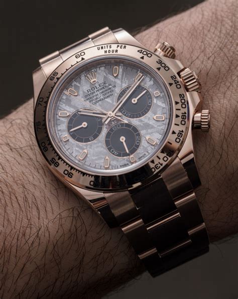 rolex daytona platinum meteorite|Rolex daytona value chart.